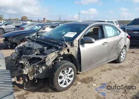 2016 Toyota Corolla Le из США, поврежденный, VIN 5YFBURHE6GP373450